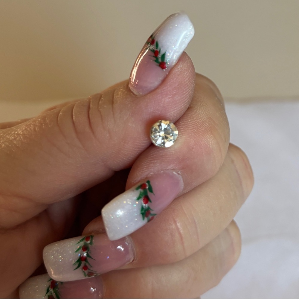 Classy Rhinestone Stud‎ Earrings NWOT